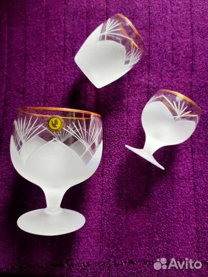 Подарочный набор рюмок стопки бокалы новый