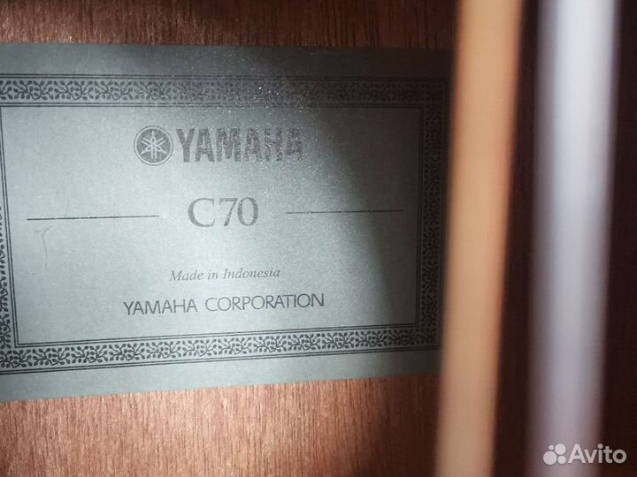 Классическая гитара yamaha С70