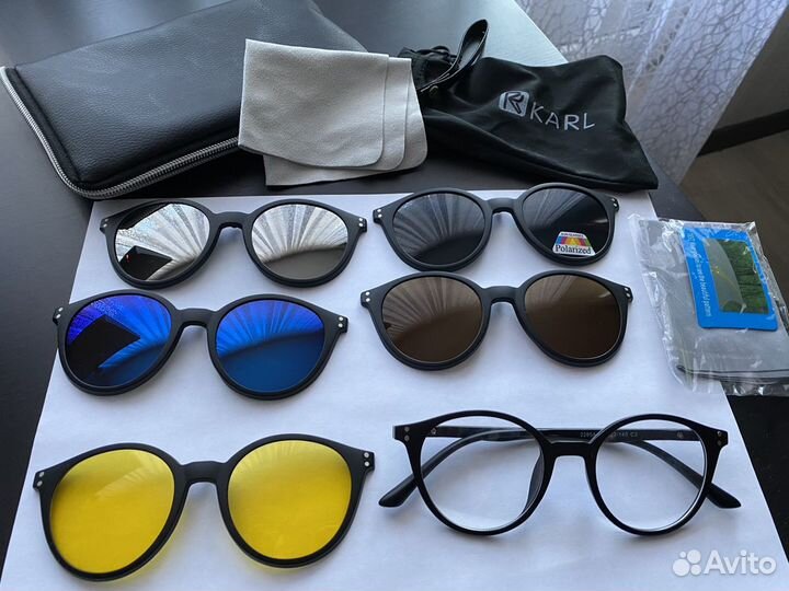 Оправа для очков и сменные магнитные насадки