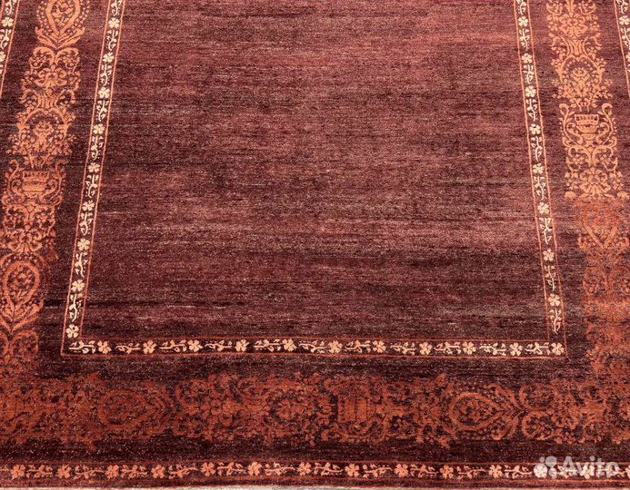 Ковер ворсовый, Индия, шерсть-шелк. 240х170 см