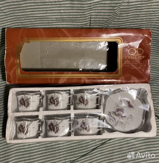 Yamasen gold collection 24ct японский фарфор