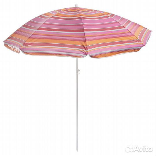 Зонт пляжный «Модерн» с серебряным покрытием, d240