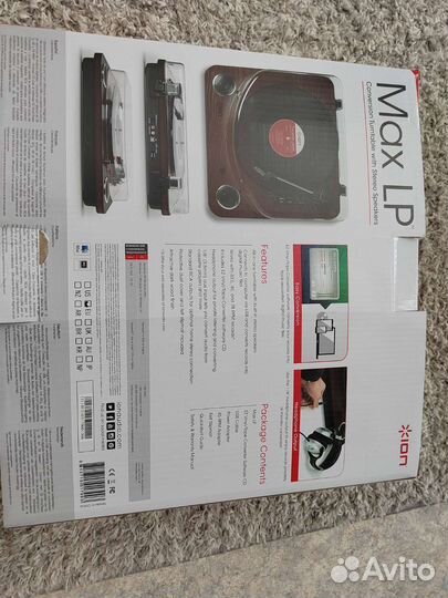 Виниловый проигрыватель Max LP