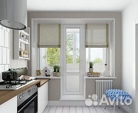 Выход на балкон пластиковый