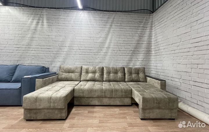 Диван Трансформер П-образный «Дубай» 0012-3Л