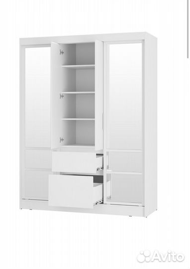 Шкаф-купе Симпл шкк-06, белый