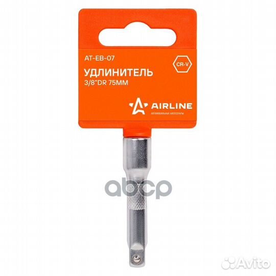 Удлинитель 3/8 DR 75мм 223803;39771;619002; AT