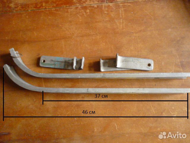 Лыжи (полозья) для рыбацкого ящика