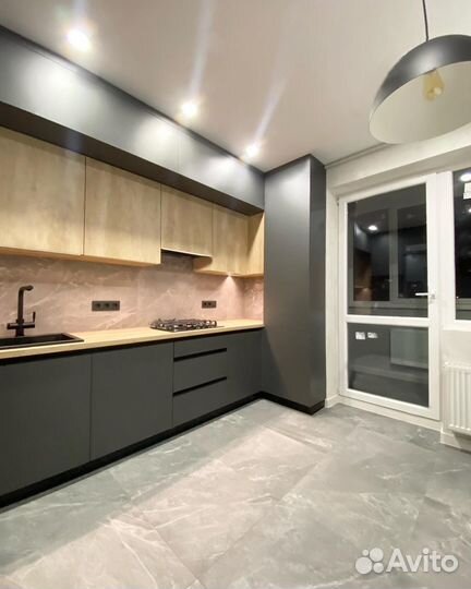 Кухонный гарнитур. Кухня с антресолями ксп:30433