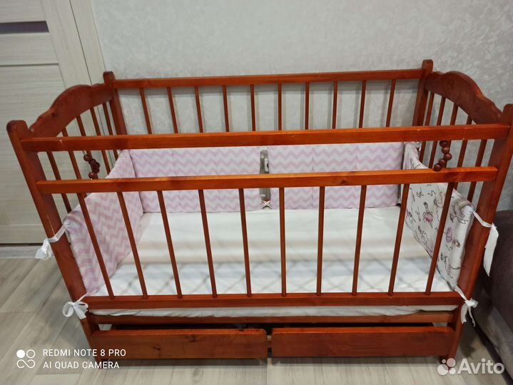 Детская кроватка, бортики, кокон
