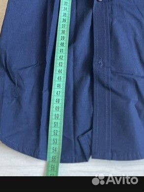 Рубашка для мальчика 128 синяя