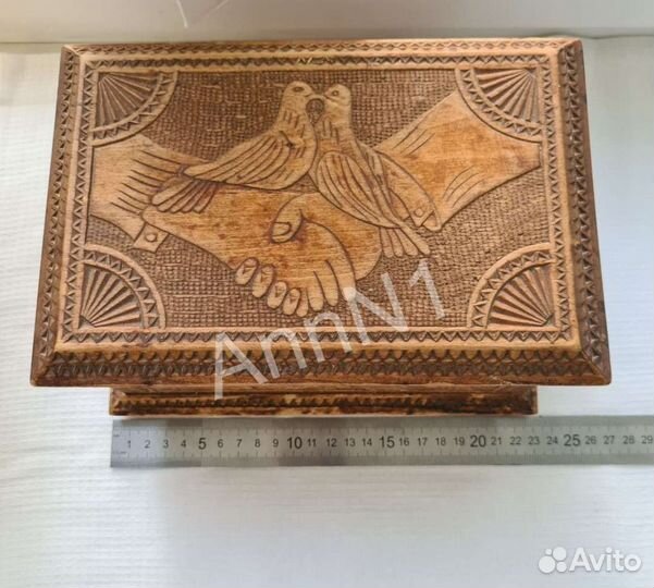 Шкатулка деревянная СССР