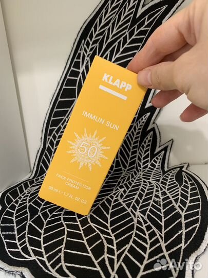 Солнцезащитный крем spf 50 Klapp