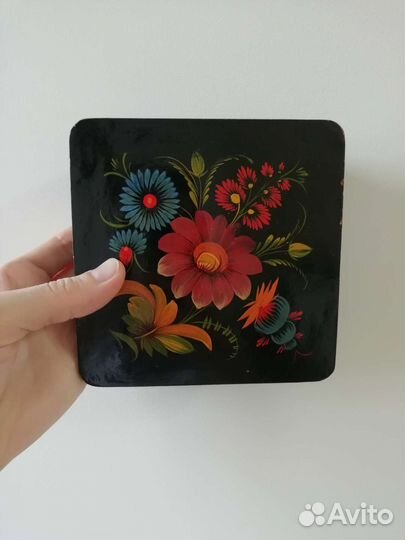 Деревянная шкатулка винтаж