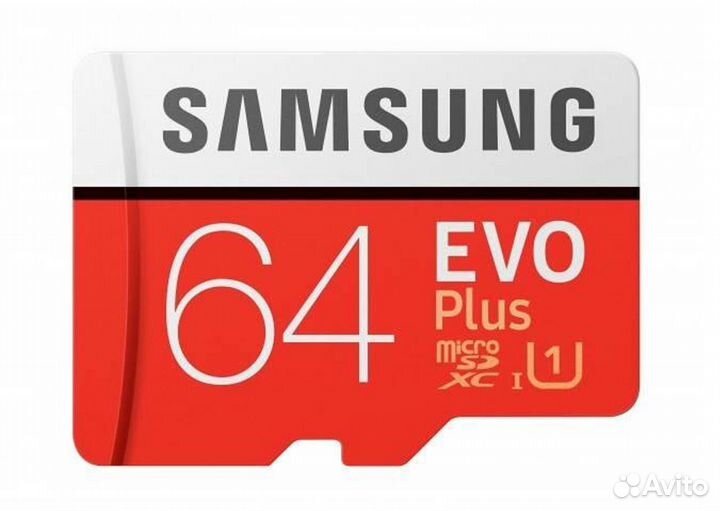 Карта памяти Samsung Evo Plus 64 гб новая