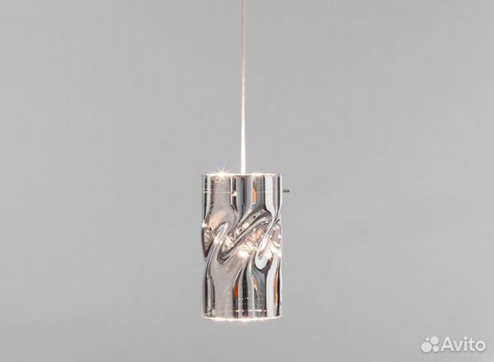 Подвесной светильник хром, новый