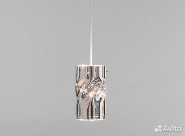Подвесной светильник хром, новый