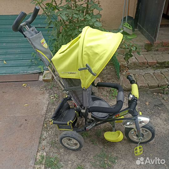 Велосипед с родительской ручкой