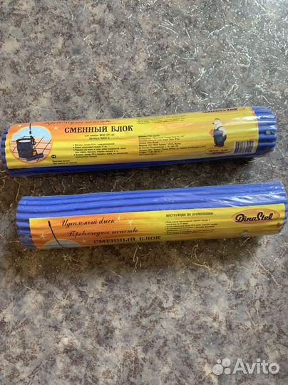 Сменный блок для роликовой швабры