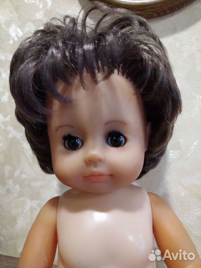 Кукла гдр времен СССР пупс кареглазый