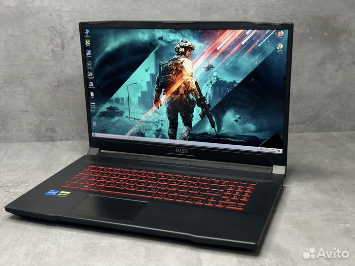 Ноутбук MSI на i5-11400H/16Gb/512Gb/1650