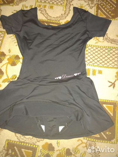 Гимнастический купальник для девочки. 134 рост