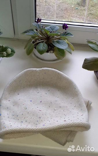 Шапка +шарф