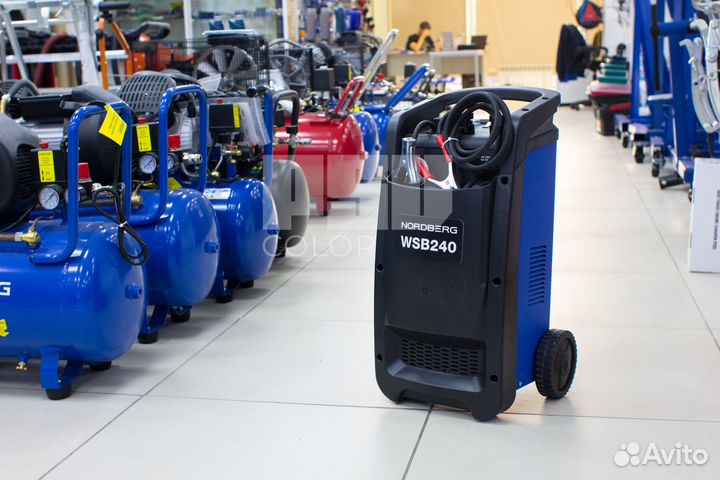 Пускозарядное 12/24V макс ток 240A