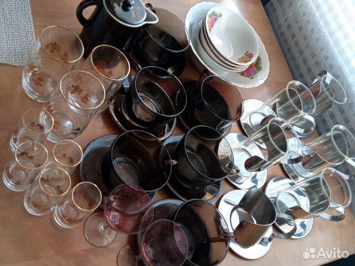 Хрусталь, посуда, половники