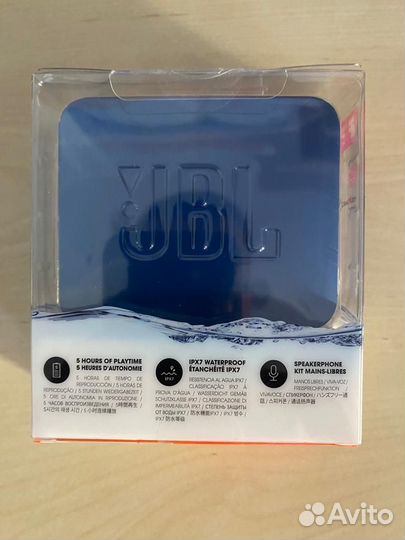 Портативная колонка JBL GO 2, синий
