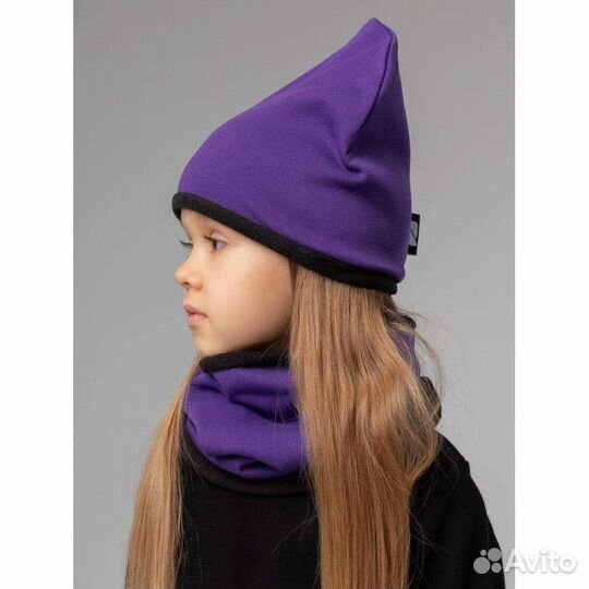 Новый комплект Шапка и снуд детский