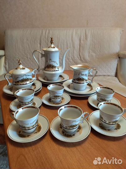 Кофейный сервиз фарфор СССР