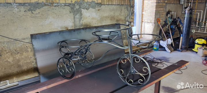 Цветочница велосипед