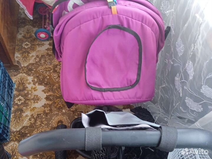 Детский велосипед, с ручкой 3х колесный