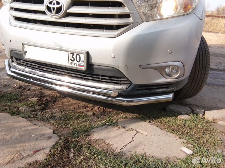Защита бампера 60/53 мм Toyota Highlander 2010