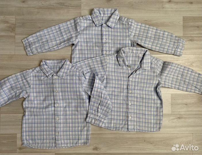 Фланелевые рубашки на мальчика