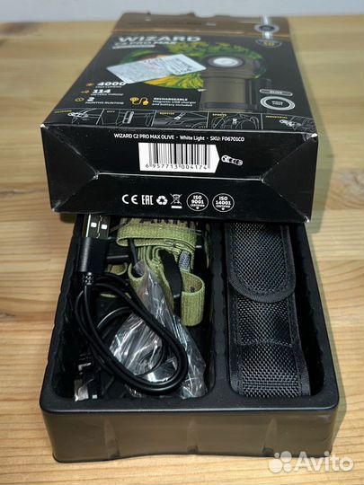 Мультифонарь Armytek Wizard C2 Pro Max Olive