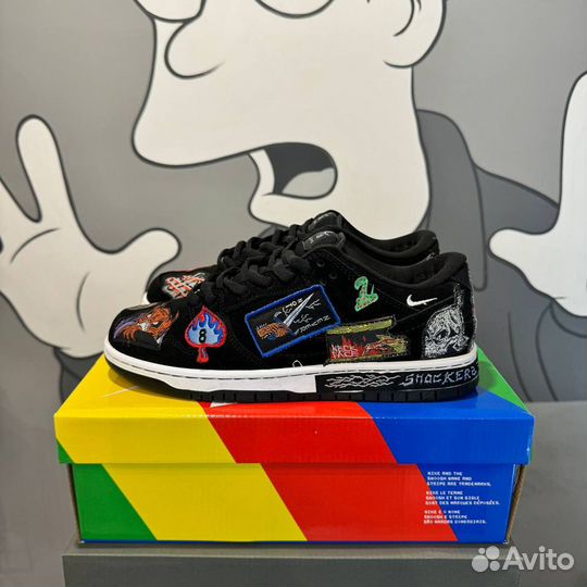 Кеды Nike SB Dunk Low Pro QS Neckface