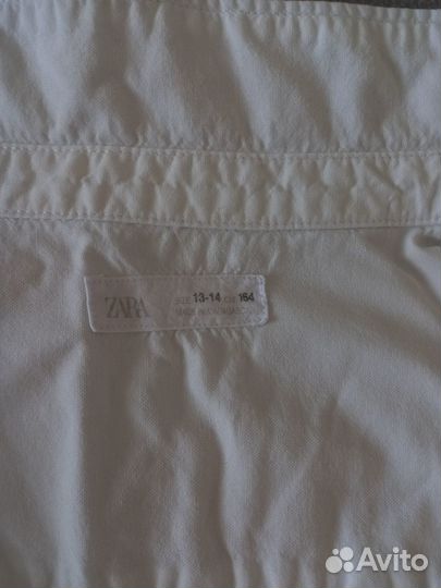 Рубашка белая zara