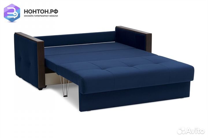 Диван еврокнижка Инсайд темно-синий