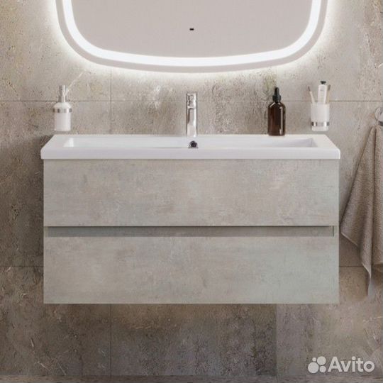 Мебель для ванной Cezares Molveno 46-100-CZR-8070-100 Beton