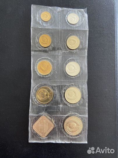 Годовой набор 1989 года лмд в запайке