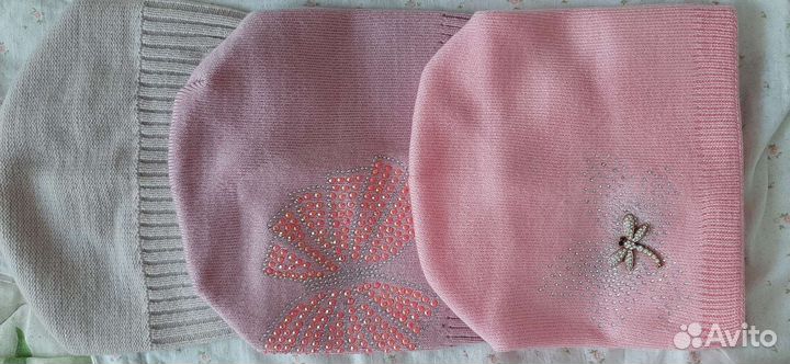 Шапка детская для девочки новая