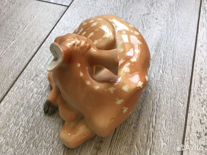 Фарфоровая статуэтка Оленёнок 1957 год