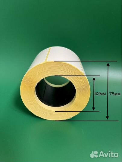 Термоэтикетка 58х40мм
