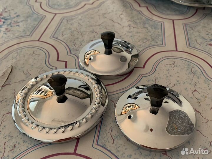 Набор для чая кольчугинский хромированный