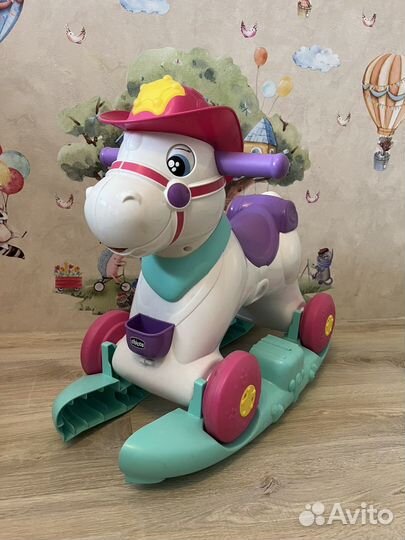 Лошадка качалка Chicco Miss Baby Rodeo