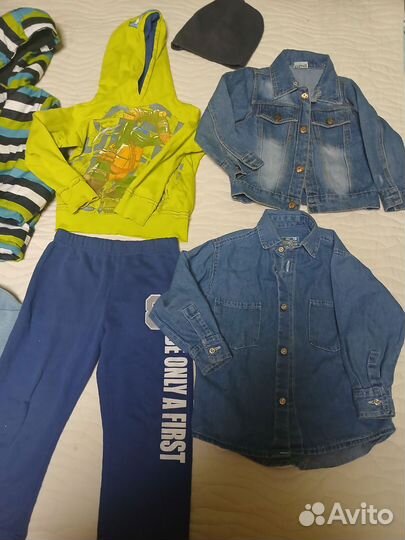 Вещи пакетом на мальчика 104, 110 рост