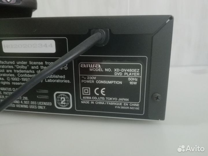 Проигрыватель DVD дисков aiwa XD-DV480EZ