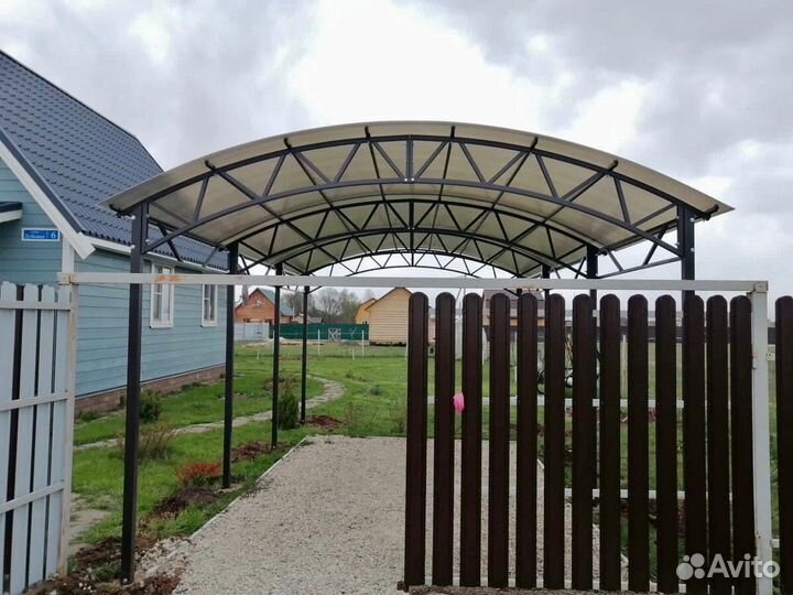 Арочный навес для авто